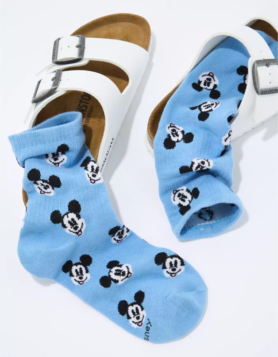 Chaussettes American Eagle AE Disney '90s Crew Bleu Femme | KAZ-24047590